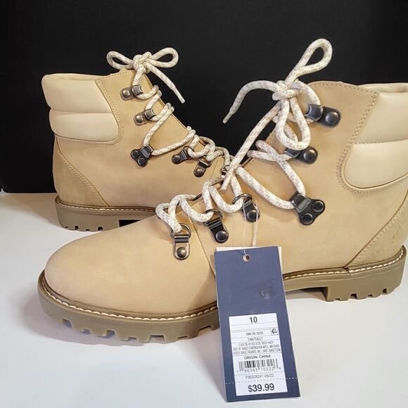 Universal Thread Women's Lace  Up Boots - Picture 1 of 8